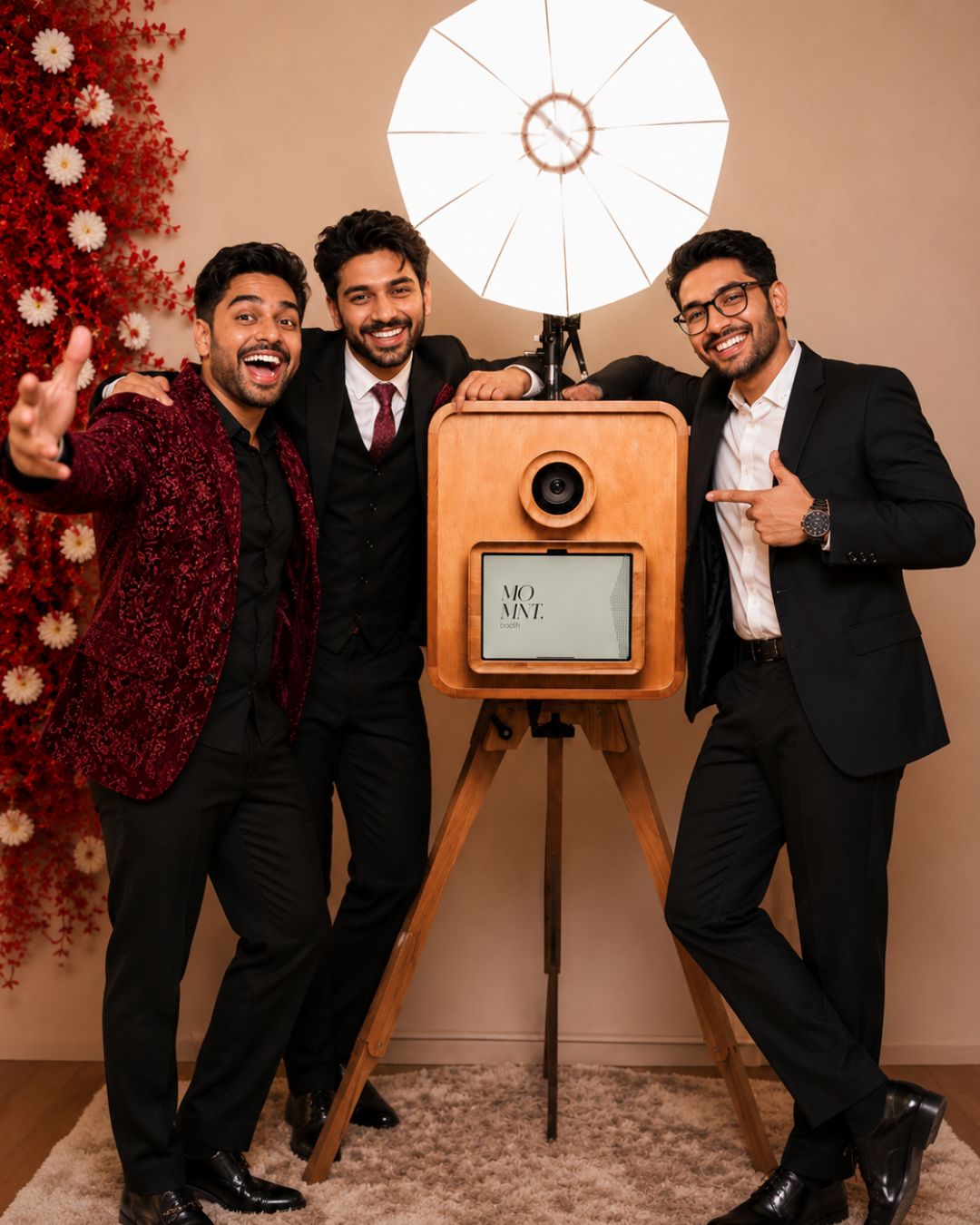 Photo booth setup at wedding Patna Bihar