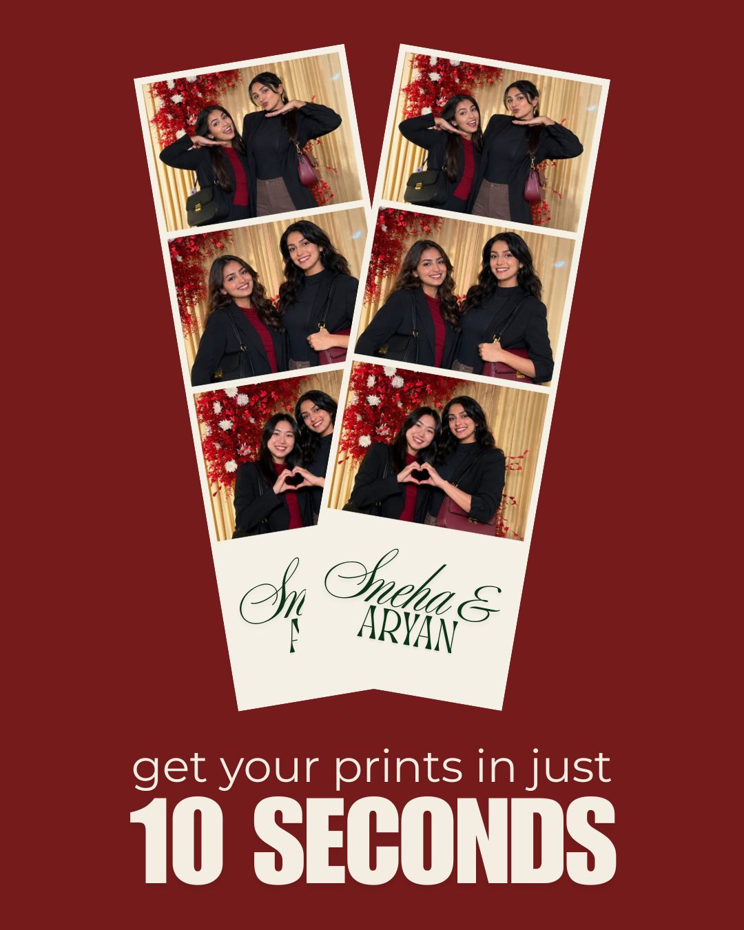 Instant print photo booth at wedding Patna Bihar